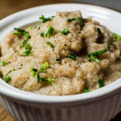 Garlicky Cauliflower Mash