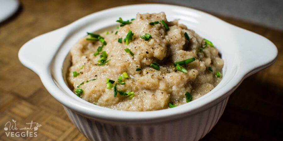 Garlicky Cauliflower Mash