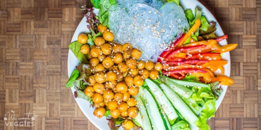 Korean Chickpea Fusion Bowl