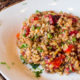 Freekeh Pilaf With Eggplant