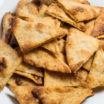 Baked Naan Chips