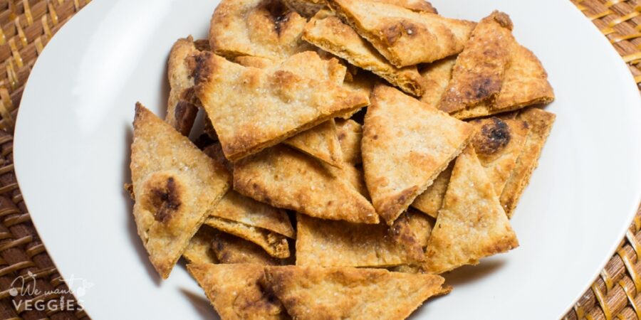 Baked Naan Chips