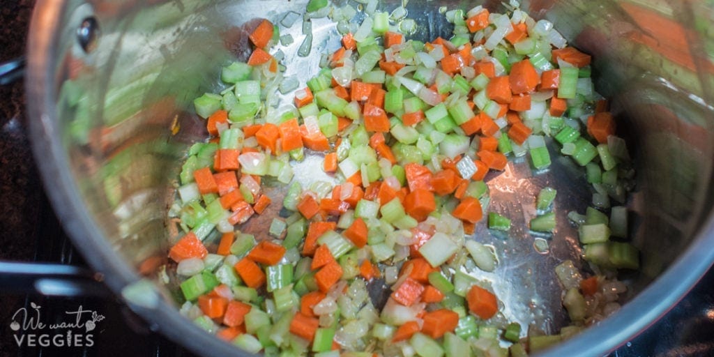 Add carrots & celery.