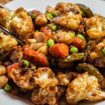 Sheet Pan Manchurian Vegetables