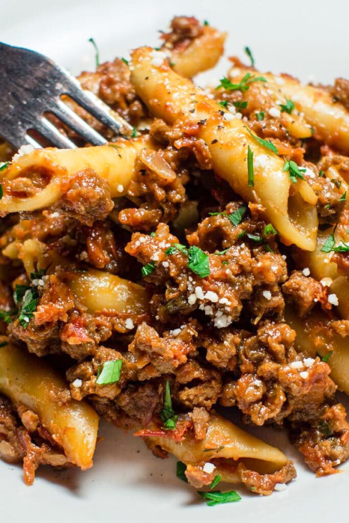 Crock Pot Vegan Ziti Baked