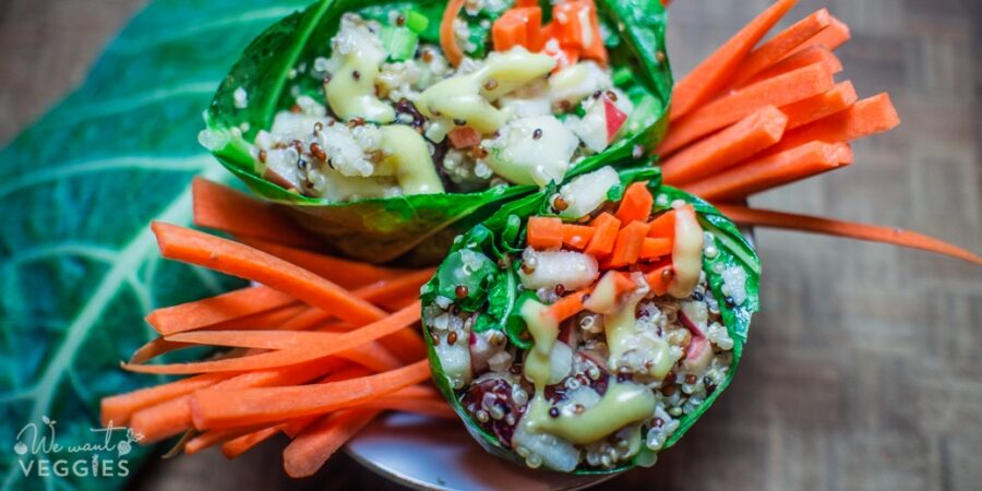 Holiday Quinoa Wraps