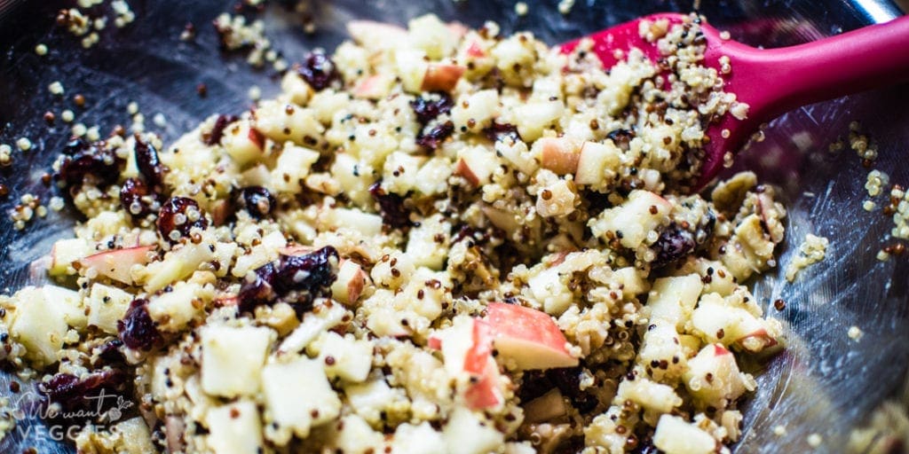 Holiday Quinoa Wraps - Step 1