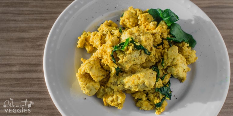 Spinach Tofu Scramble