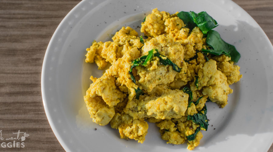 Spinach Tofu Scramble: Simple & Savory! - We Want Veggies