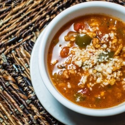 Stuffed Green Pepper Soup