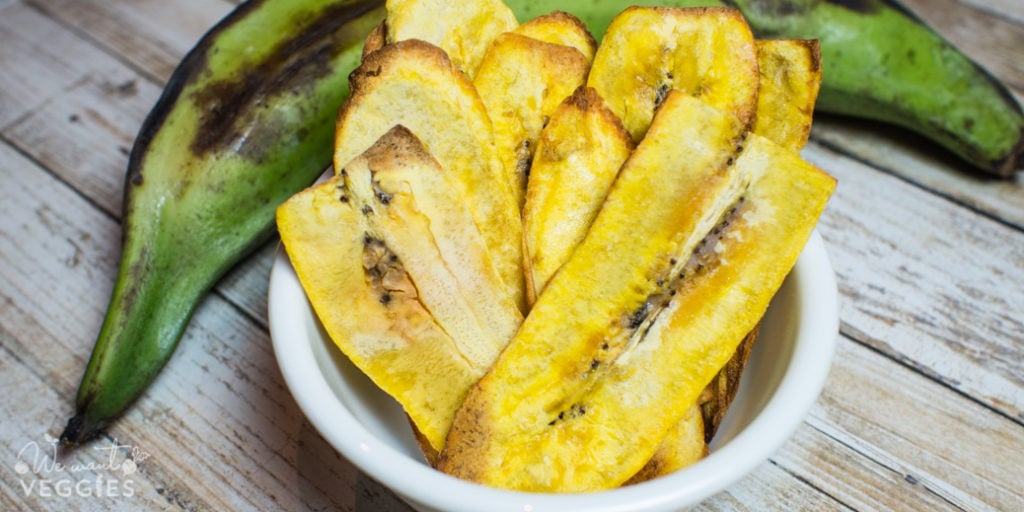 Crunchy plantain chips