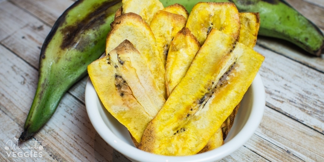 Airfryer Plantain Chips A Crunchworthy Snack! We Want