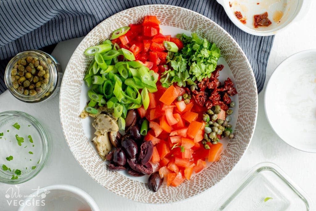Bowl Full of Salad Vegetables