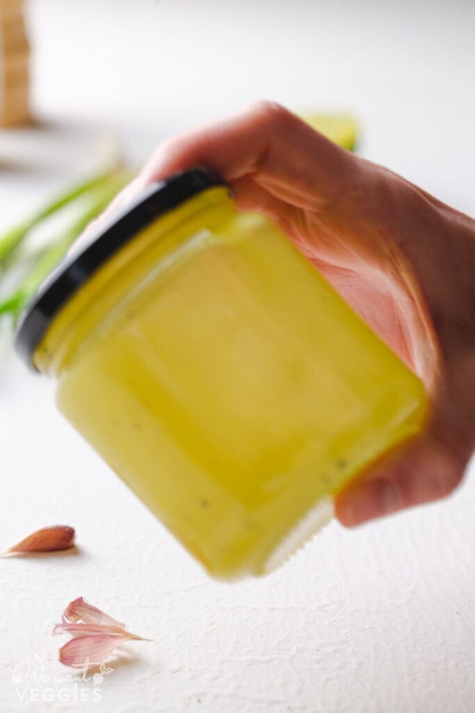 Lemon dressing for quinoa bowl