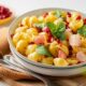 Pasta with Radishes, Pomegranate & Mint