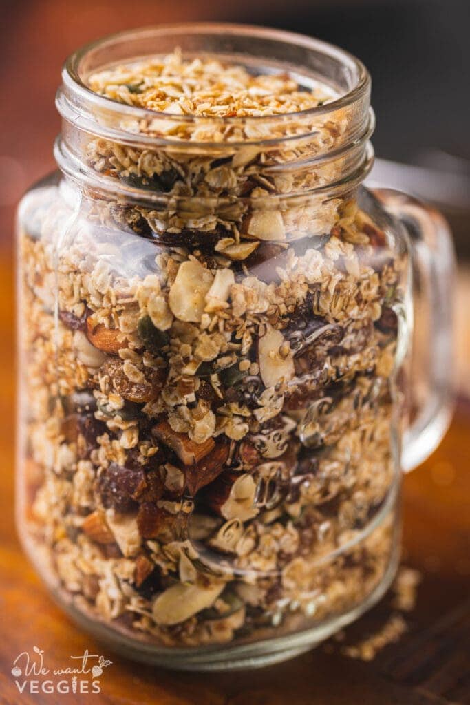 Granola in a jar