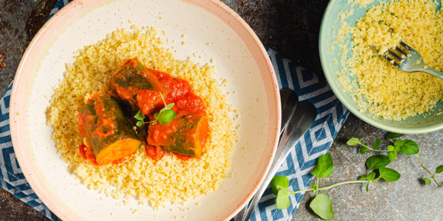 Couscous With Zucchini Placesetting