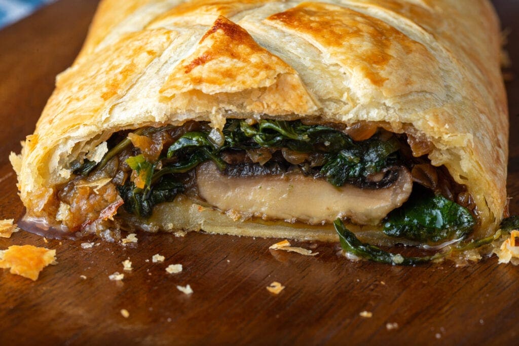 Sliced Mushroom Wellington