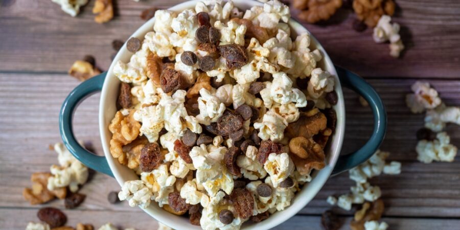 Pumpkin Spice Popcorn Trail Mix