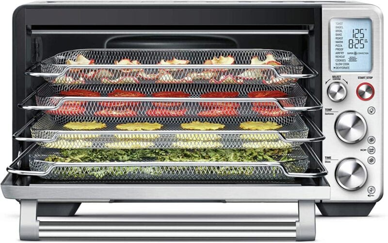 Breville Smart Air Oven Dehydrating Veggies