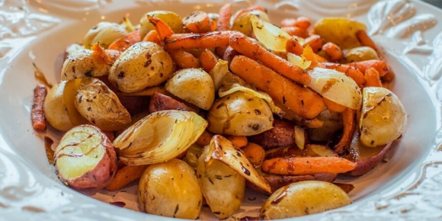 Roasted Potatoes And Carrots