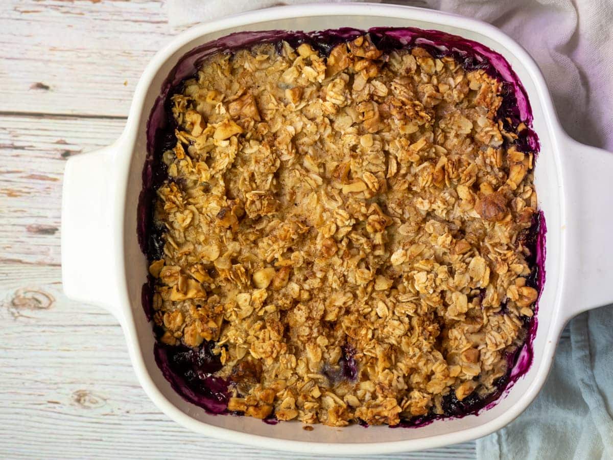 Baked Blueberry Oatmeal