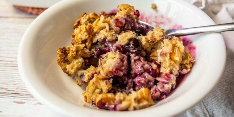 Baked Blueberry Oatmmeal