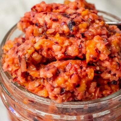 Cranberry Orange Relish