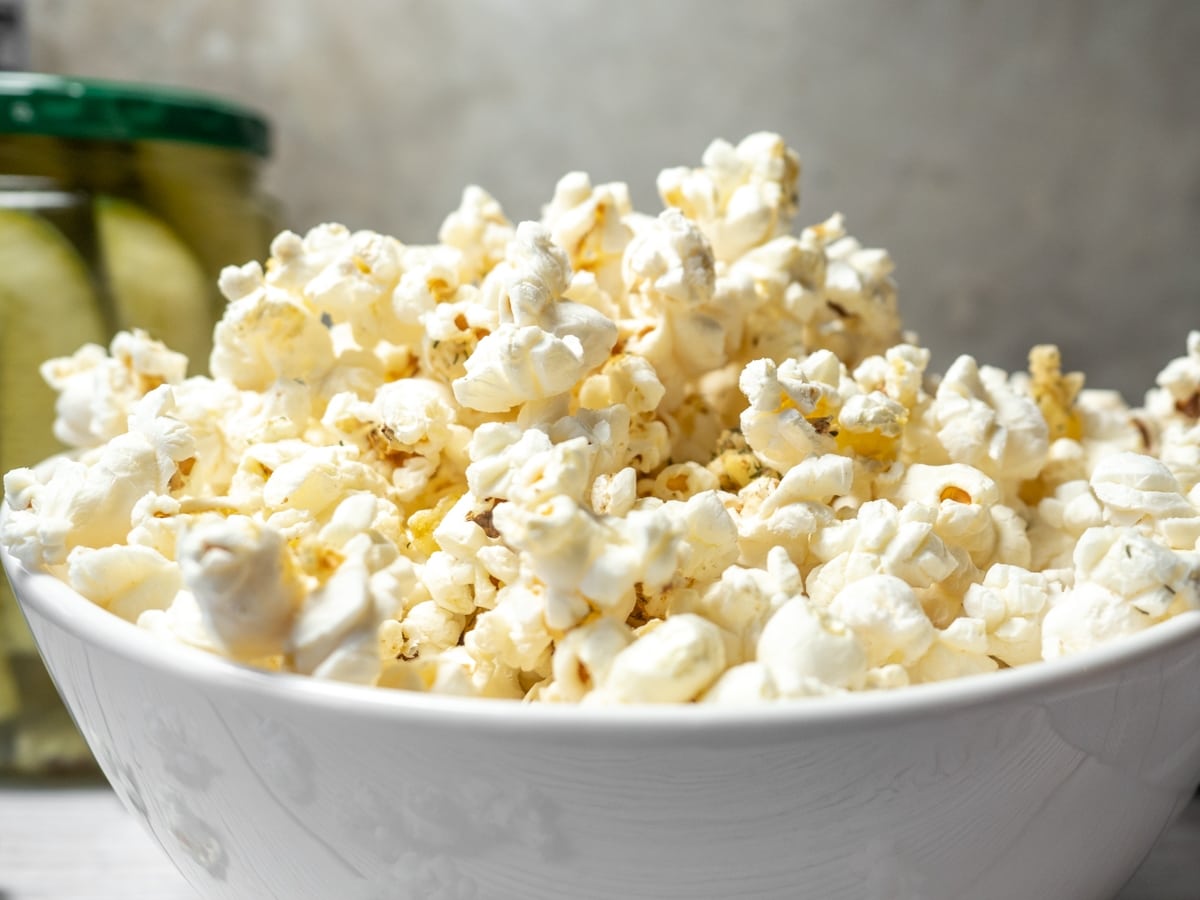 Dill Pickle Popcorn