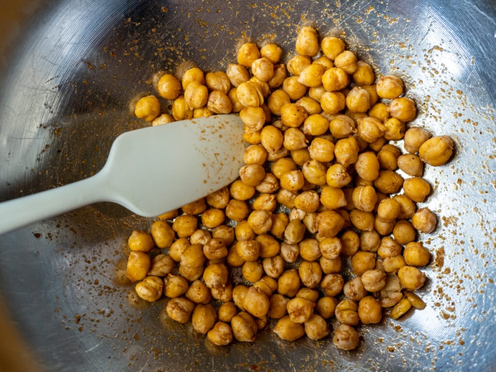 Seasoned chickpeas